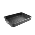 Nonstick Oven Roasting Pan with Flat Rack and Tray A63464