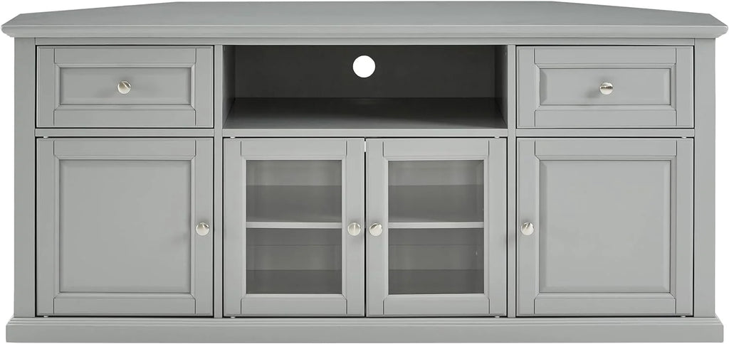 Gray Corner TV Stand J142