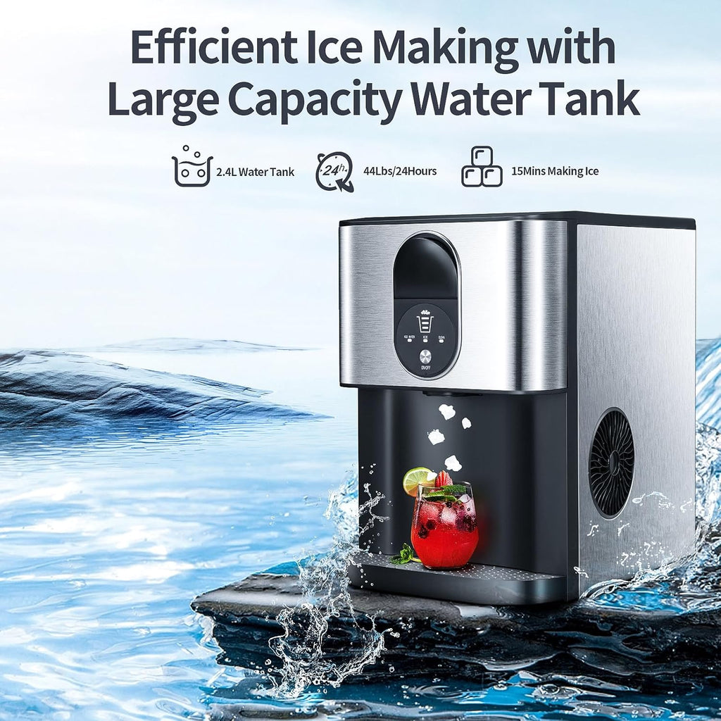 Silver Countertop Nugget Ice Maker H109970