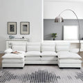 Gray Velvet U Shape Sectional Sofa with 4 Waist Pillows U451