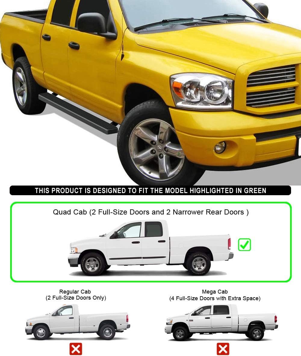 Black Running Boards U42237