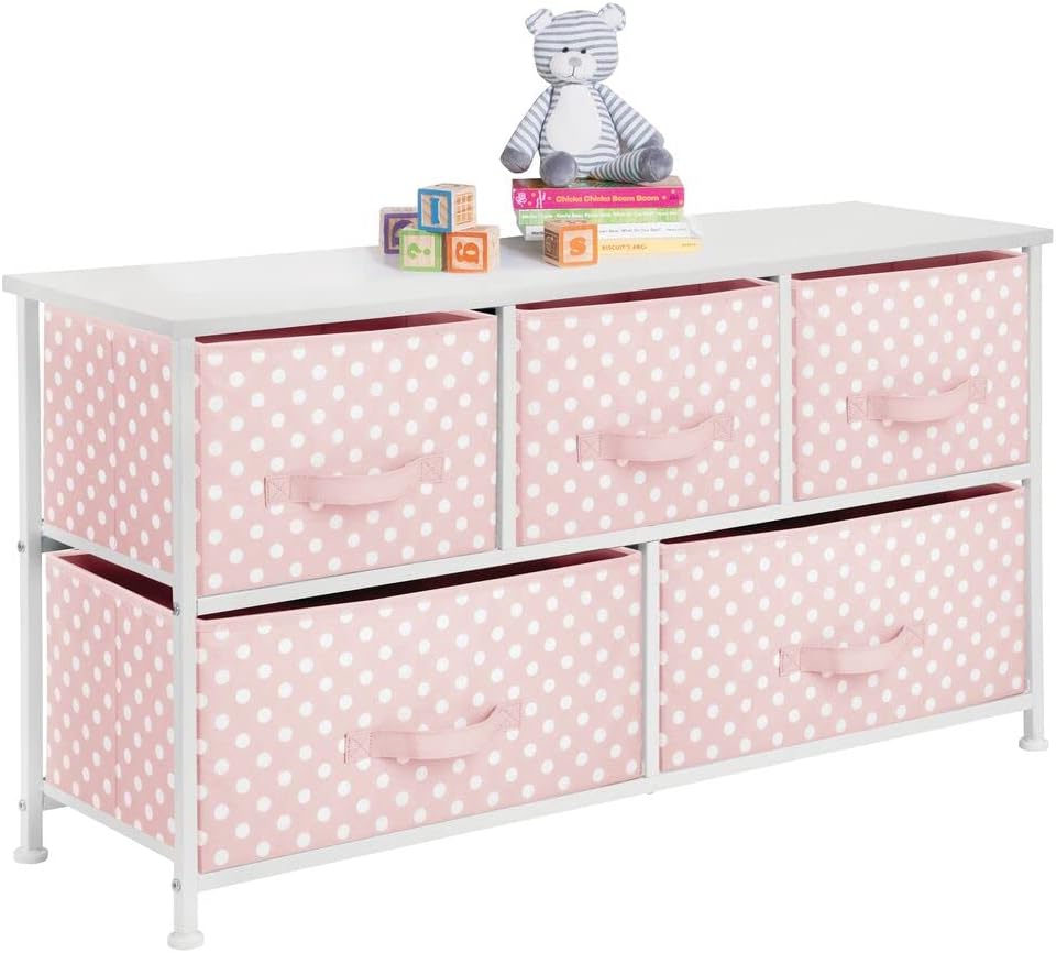 5 Removable Fabric Drawers Dresser U14880