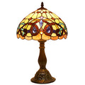 Tiffany Style Stained Glass Table Lamp 12X12X18 Inches L57881