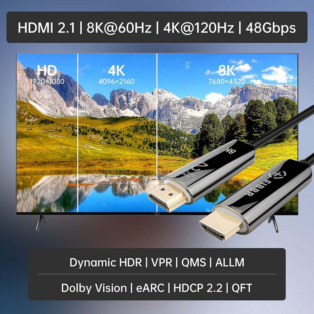8K UHD Video Cable 98.4ft L83288