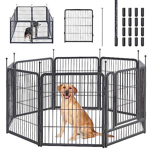 32" Height 16 Panels Foldable Dog Playpen C237