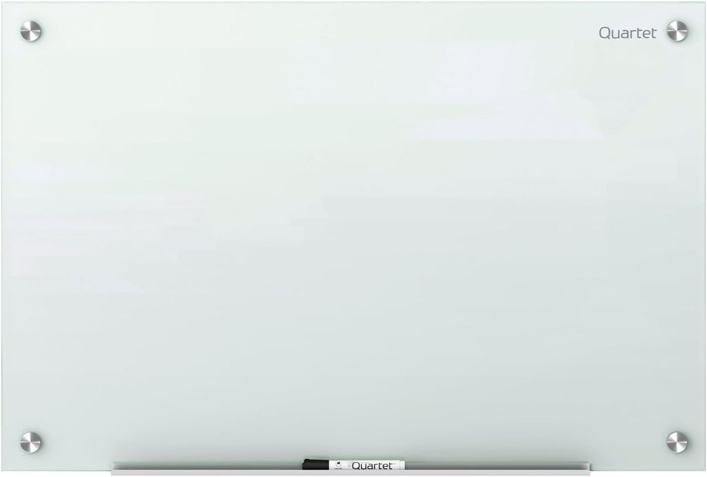 Magnetic Glass Dry Erase White Board, 6' x 4' O720