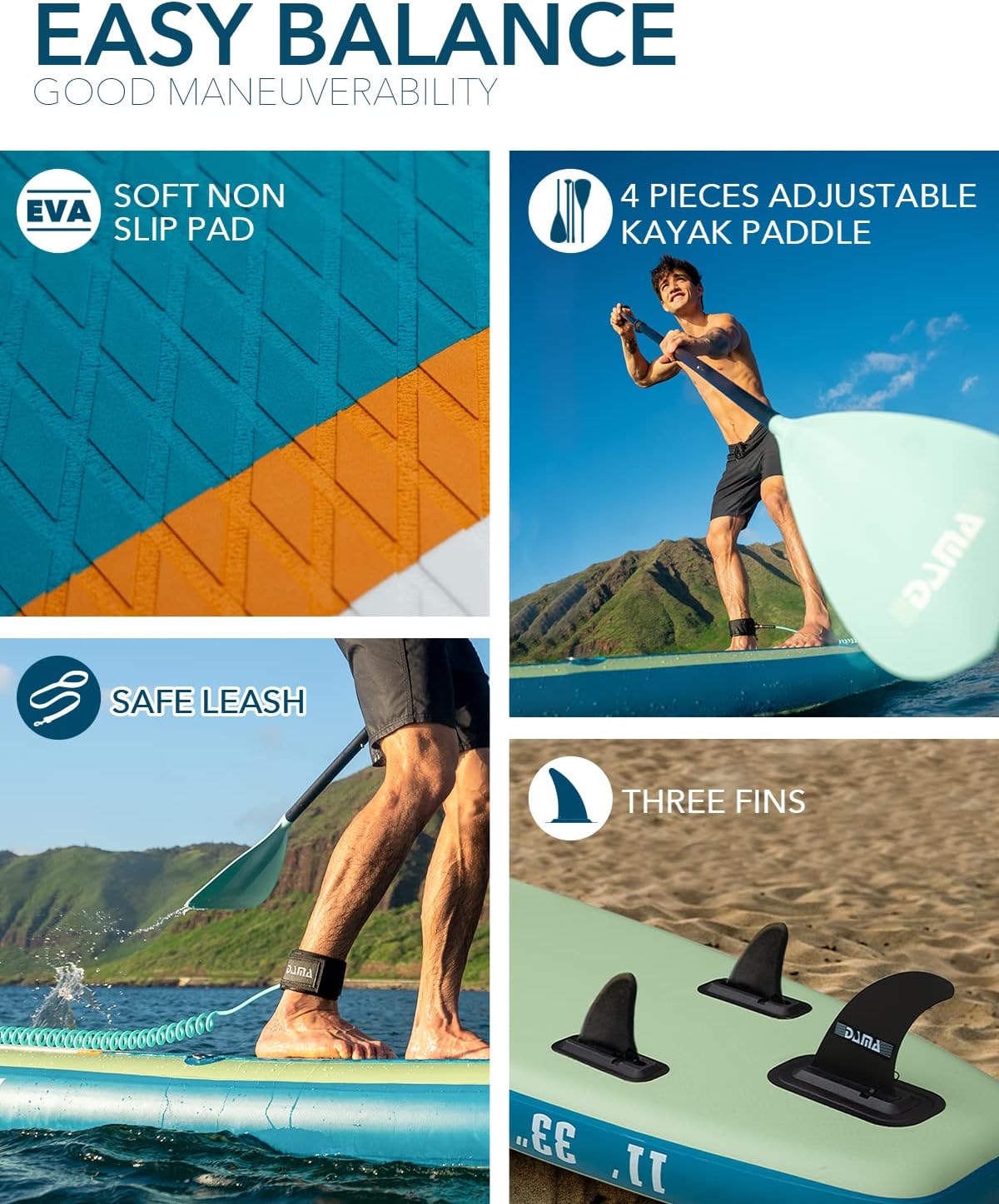 Inflatable Stand Up Paddle Board 11 ft F3506