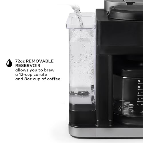 Single Serve & Carafe Coffee Maker, 72oz Reservoir R623