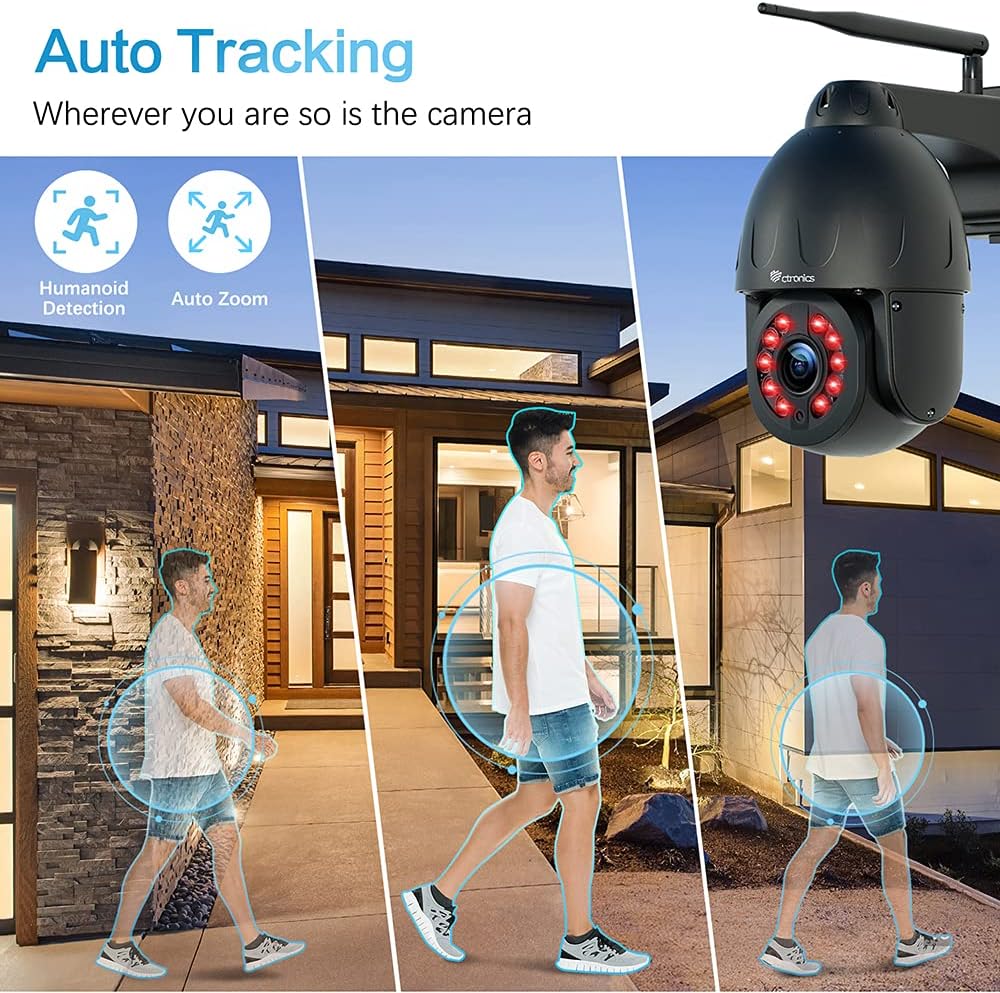 5MP PTZ Security Camera 16X Optical Zoom A8172