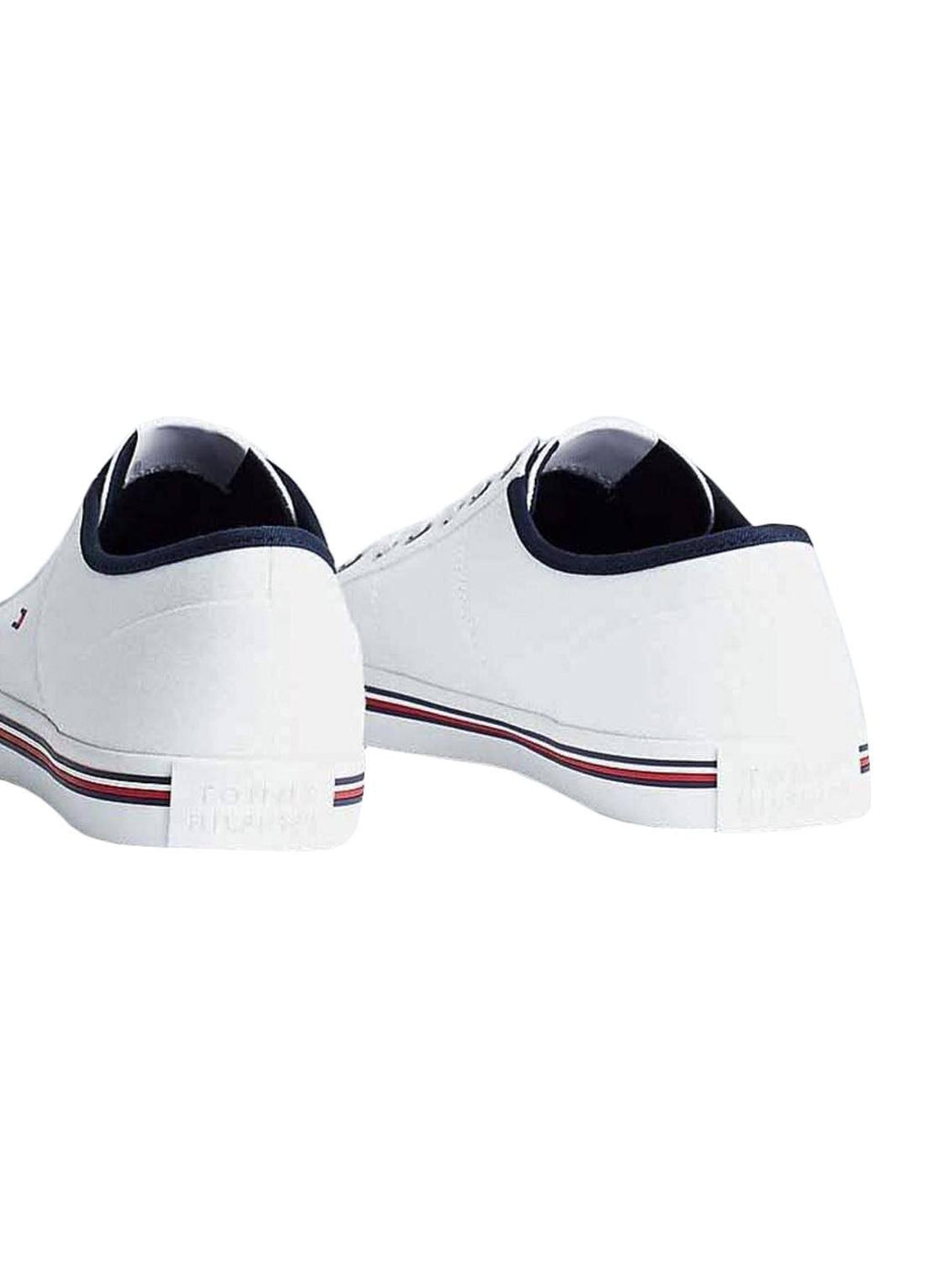 White Canvas Trainers V475