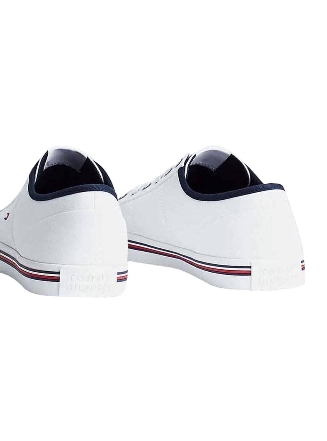 White Canvas Trainers V475