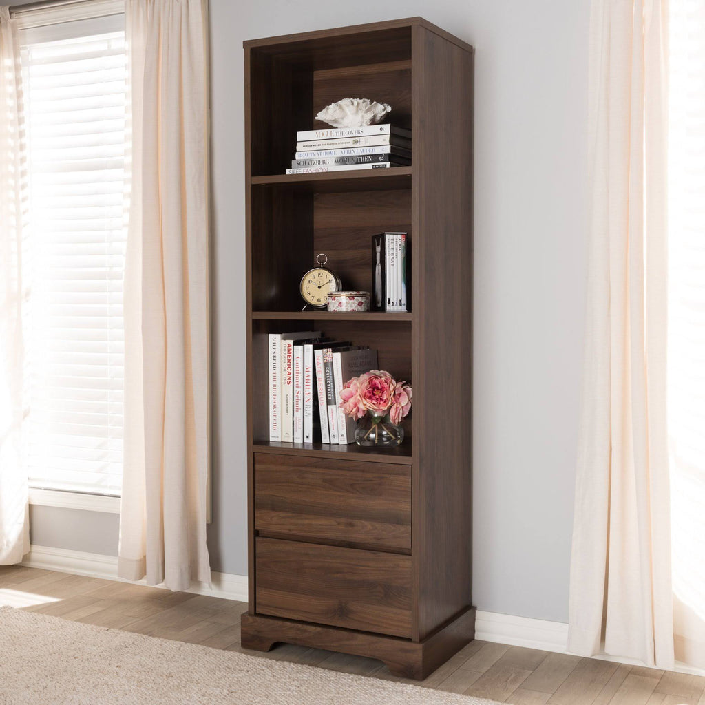 3-Shelf Brown Bookcase A86111