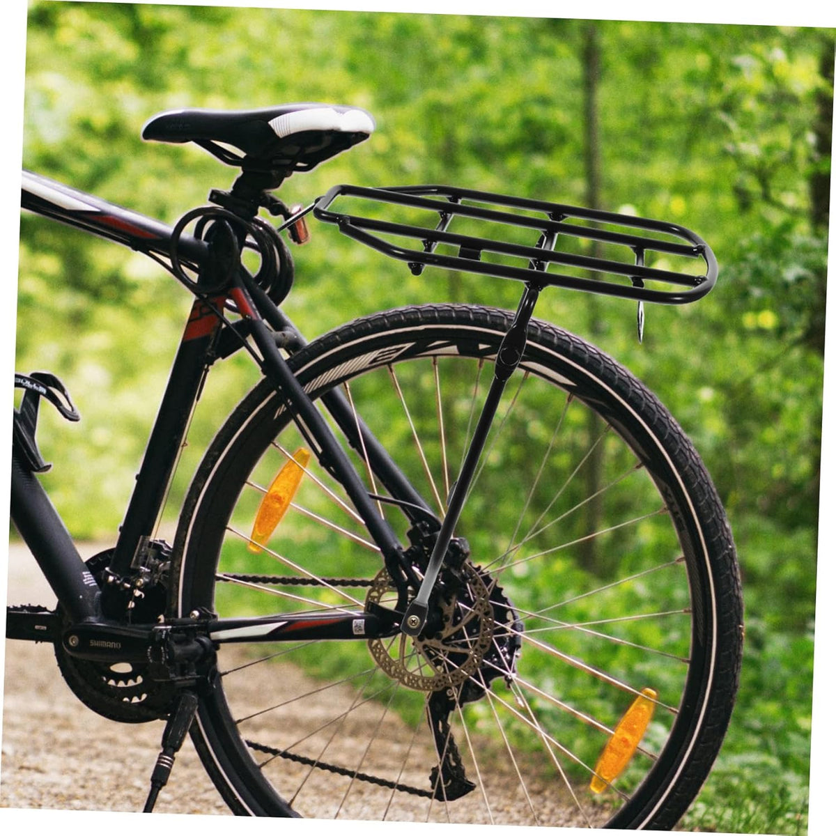 2pcs Bicycle Rear Seat Luggage Carrier Rack Mat Metal S240779