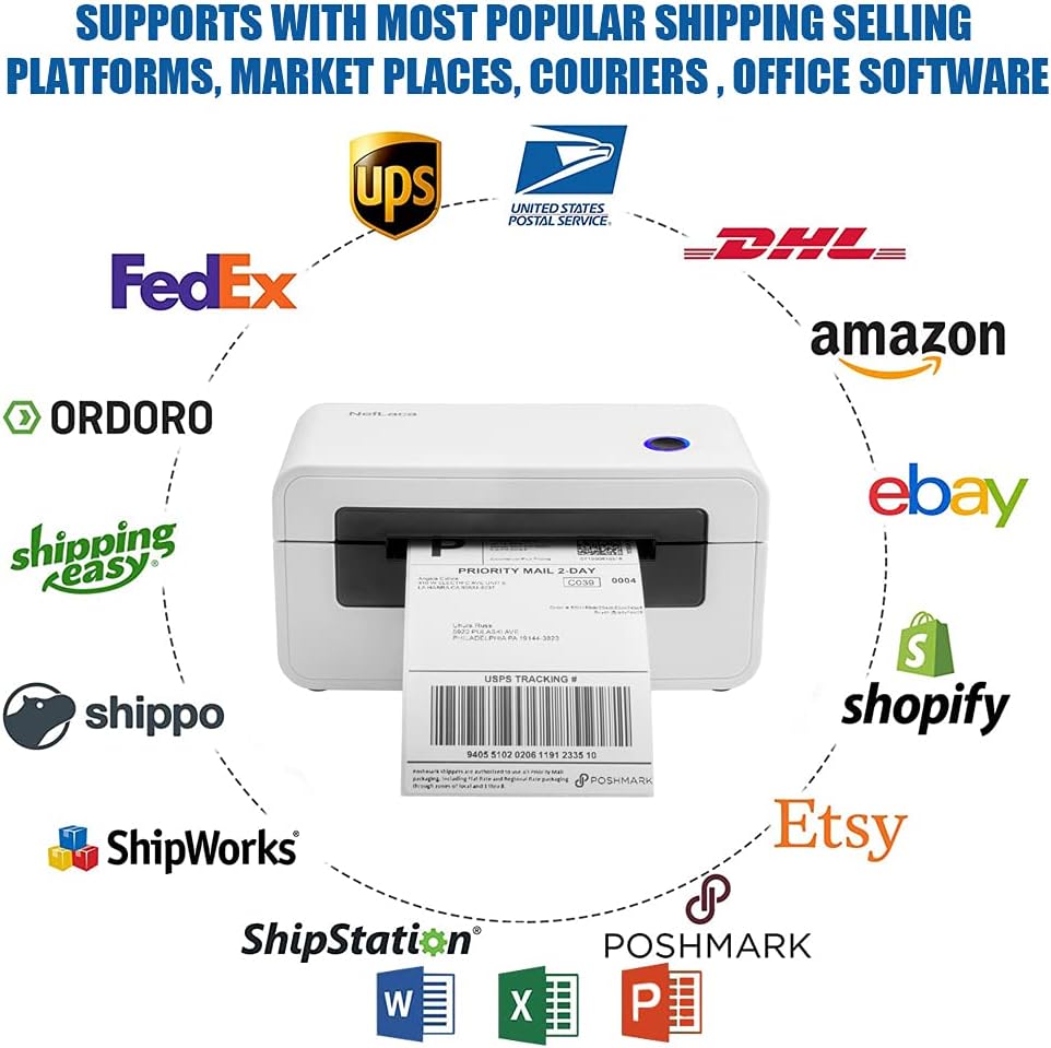 Bluetooth Thermal Label Printer 4x6 A734