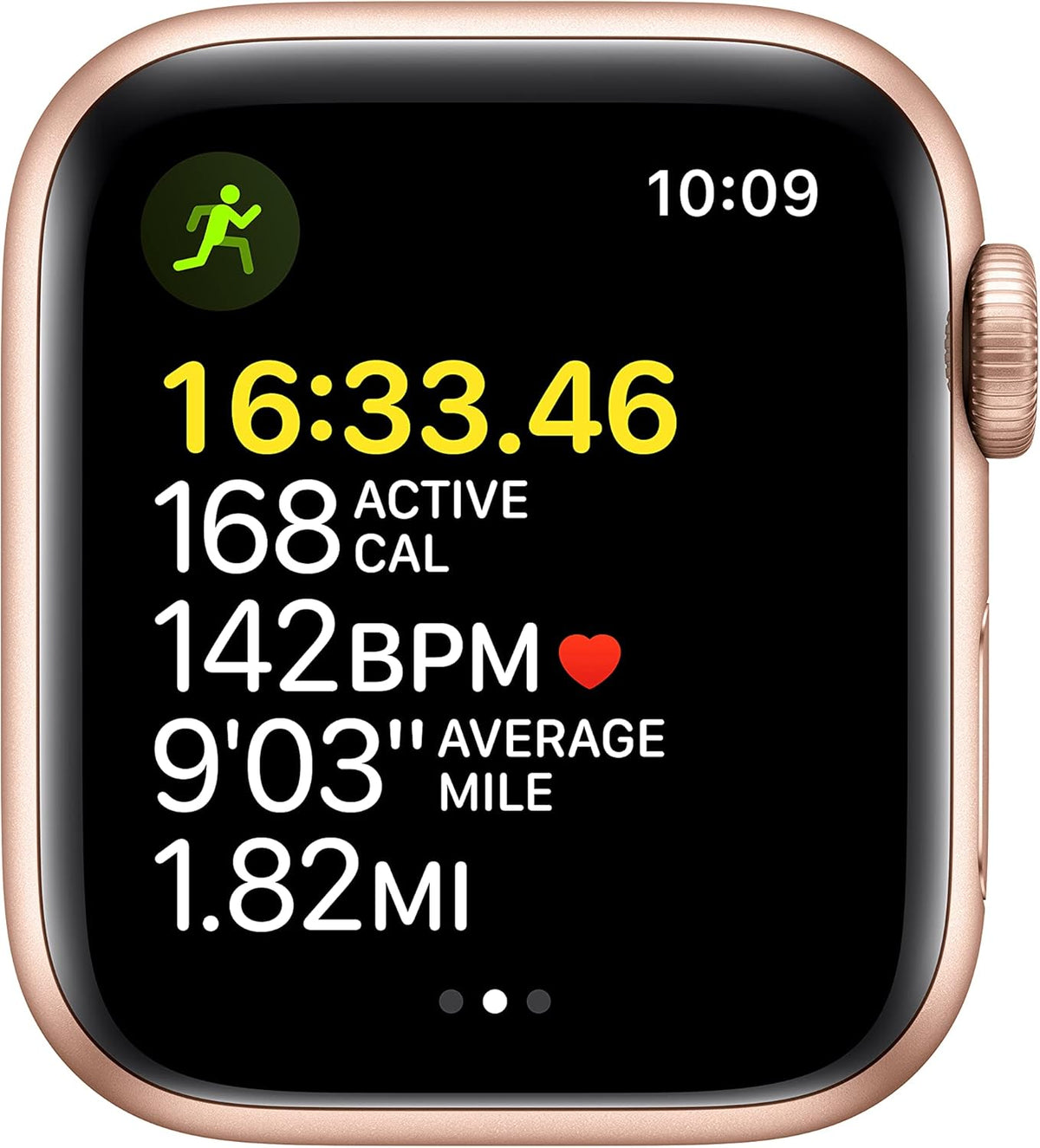 Gold Aluminium Case Smart Watch with Starlight Sport Band N36104