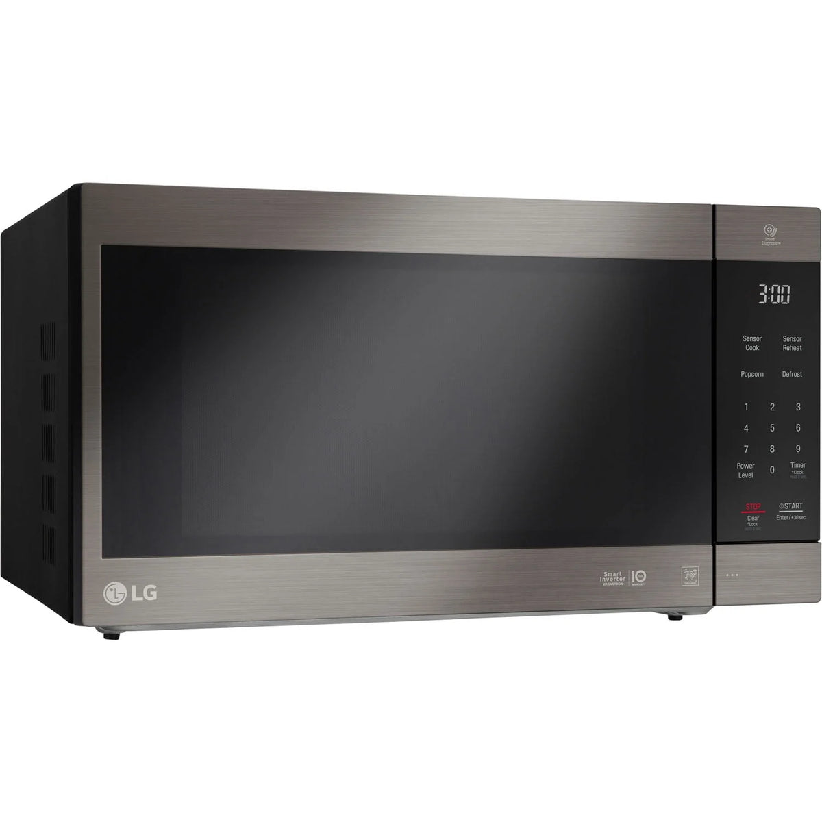 Black Stainless Steel Countertop Microwave J2228