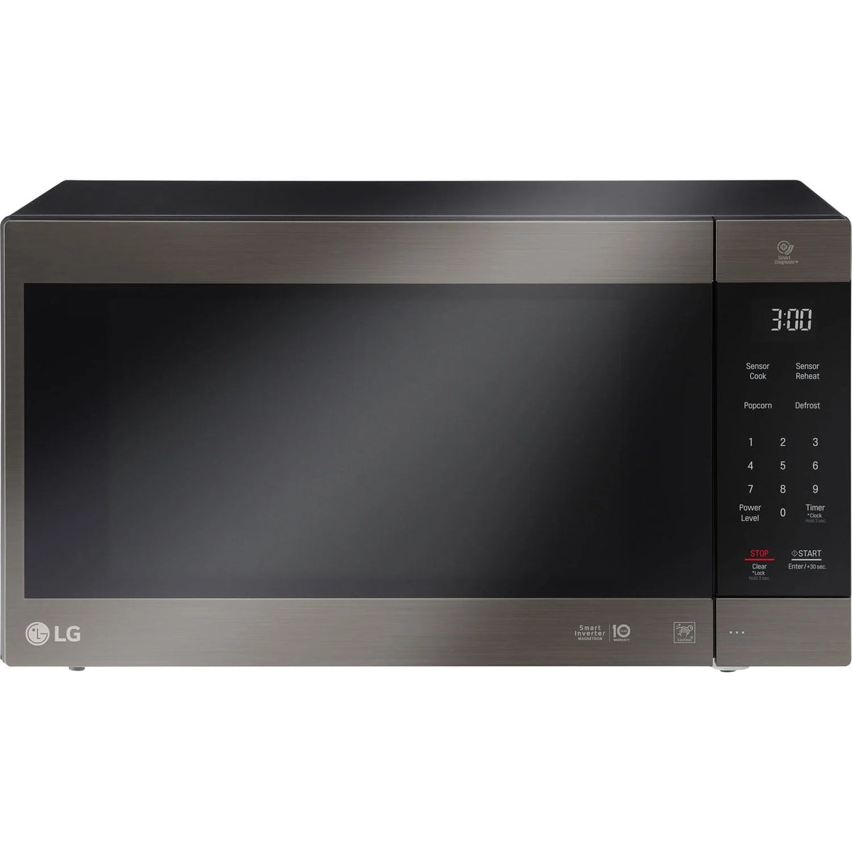 Black Stainless Steel Countertop Microwave J2228