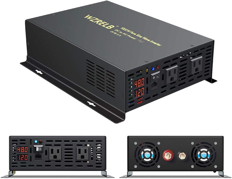 1500W 12V Pure Sine Wave Power Inverter with Remote Controller X132