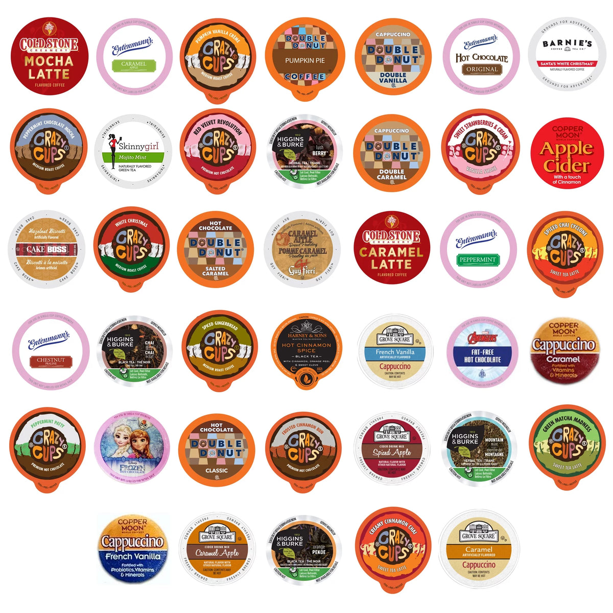 40 Count Single Serve Cups for Coffee, Tea, Hot Cocoa and Cider C663461
