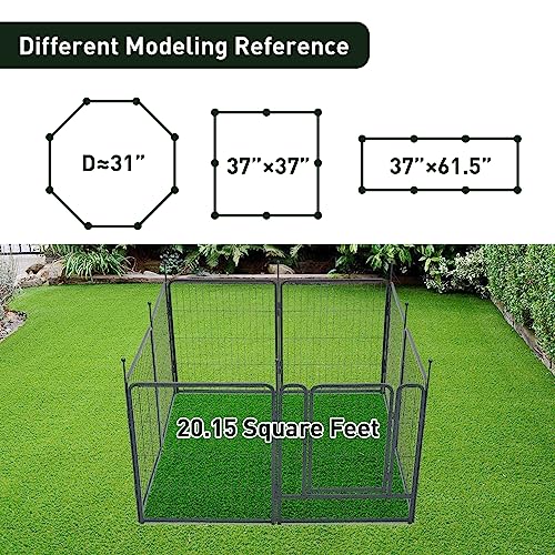 32" Height 16 Panels Foldable Dog Playpen C237