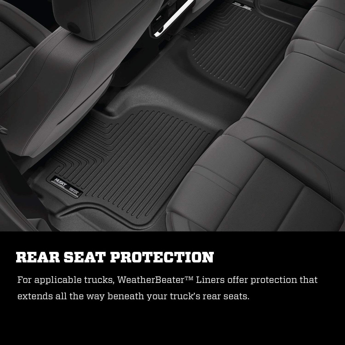 Black Front & 2nd Seat Floor Liners 3 Pcs D9797