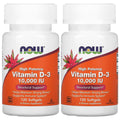 High Potency Vitamin D-3, 10,000 IU, 120 Softgels, 2 Pack L652034