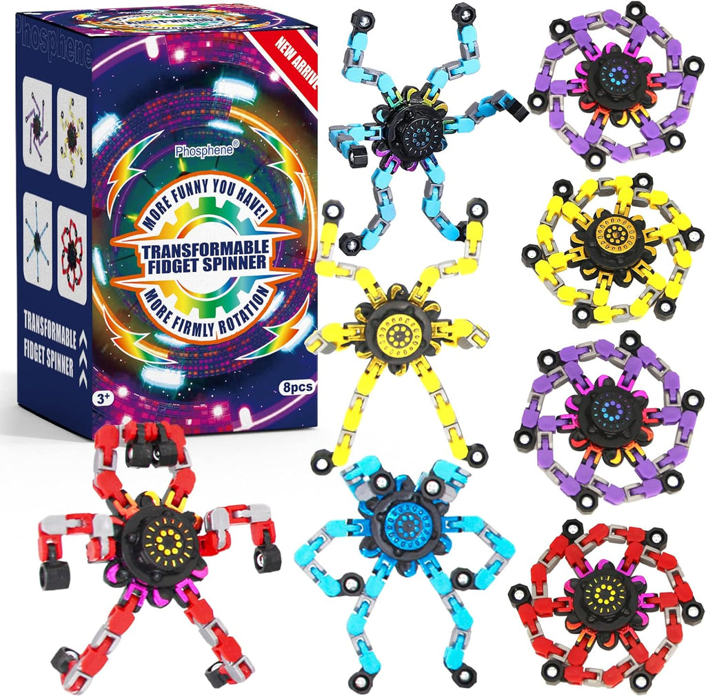 Transformable Fingertip Spinner Fidget Toy Pack of 2 L20710