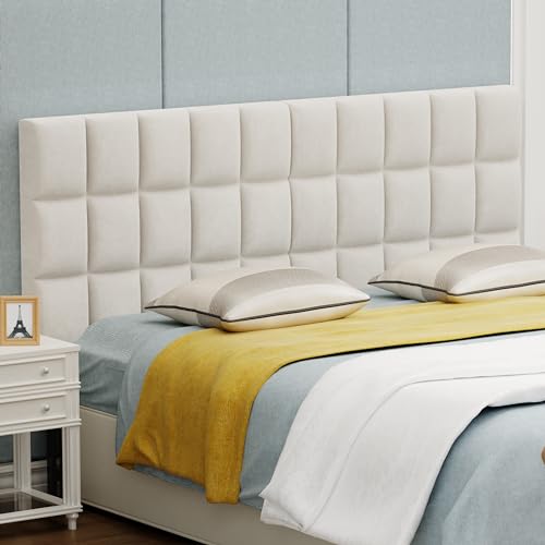 Velvet Upholstered Headboard for King Size Bed H180281