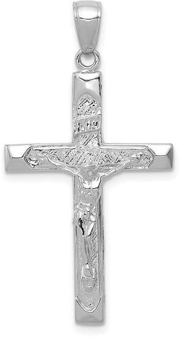 14k White Gold Crucifix Pendant U76064