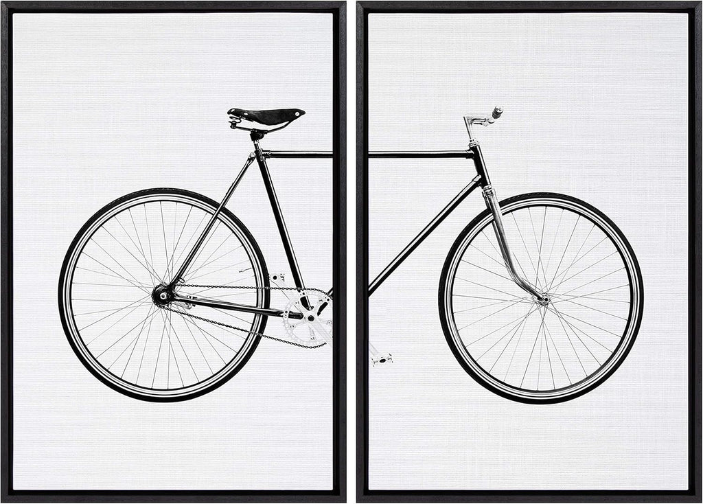 Set of 2 Framed Canvas Wall Art Z770977