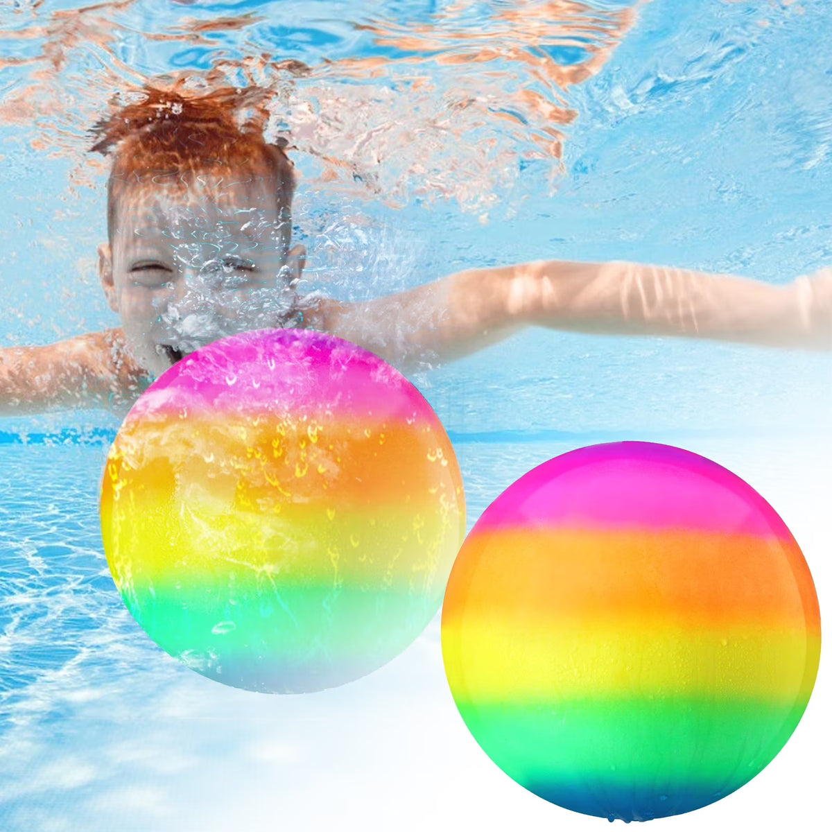 Rainbow Underwater Ball Toy P73397
