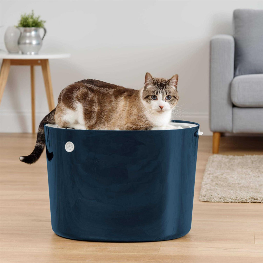 Top Entry Cat Litter Box with Scoop V26790