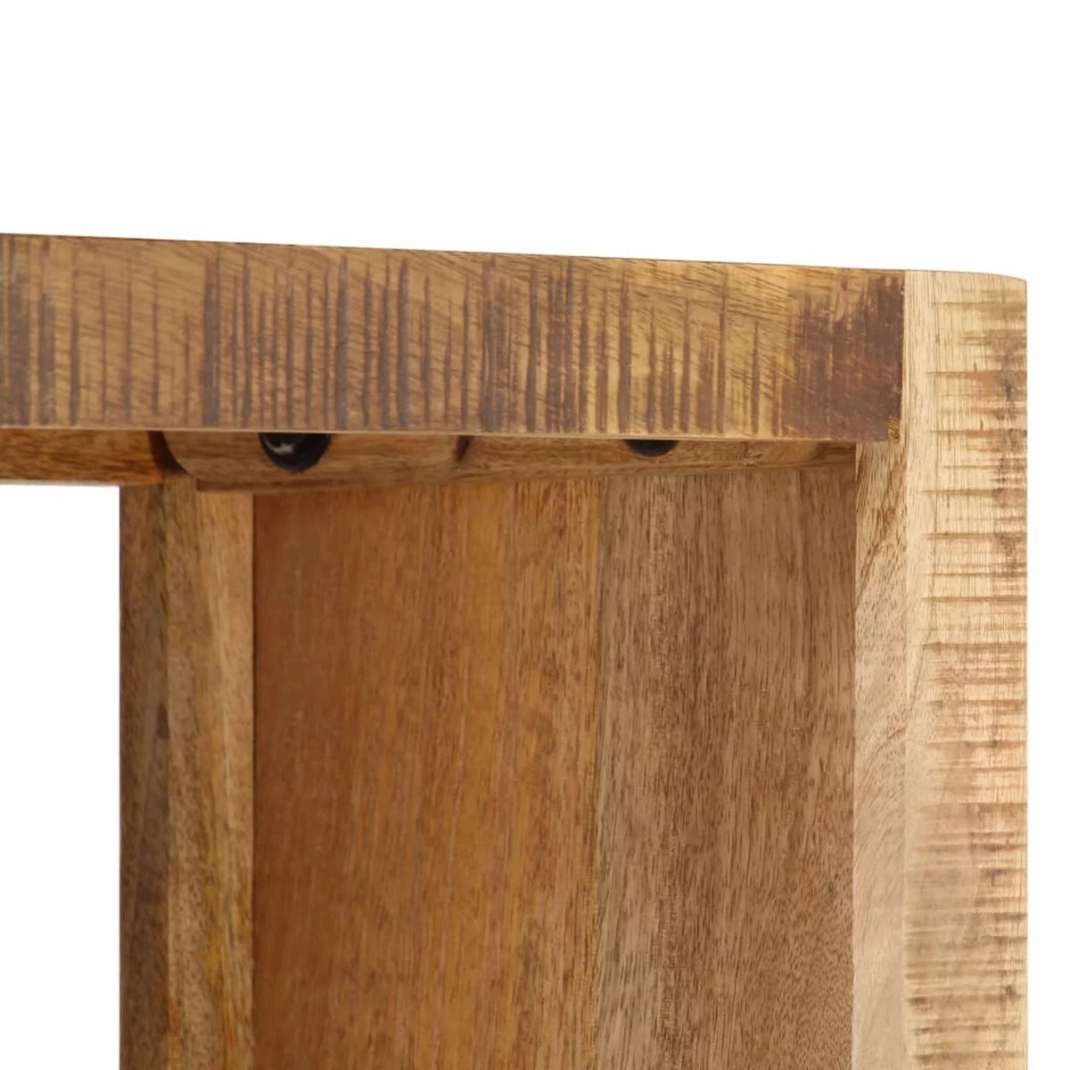 4 Open Compartment Mango Wood Bookcase Z86929