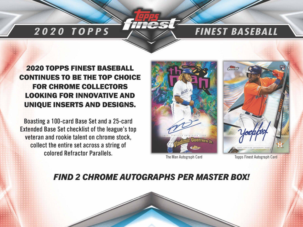2020 Topps Finest Baseball Hobby Box W466