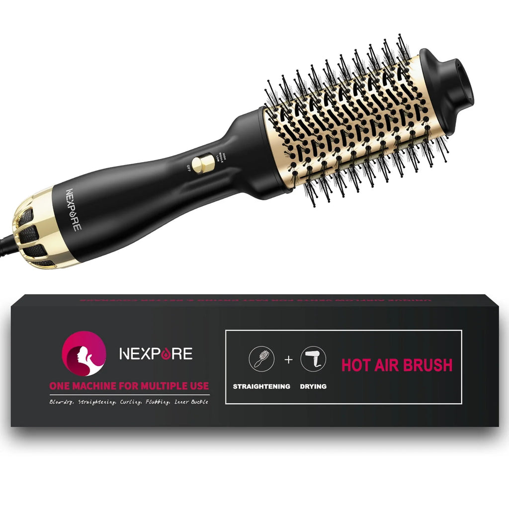 4 in 1 Negative Ion Ceramic Titanium Hot Air Brush T9454