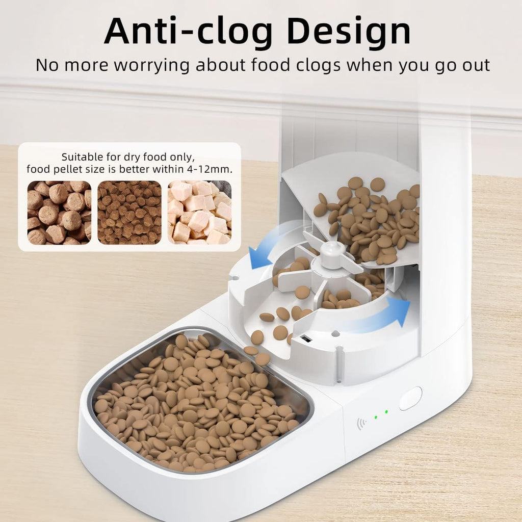 Automatic Cat Feeder with APP Control, 4L, Pack of 2 R99185