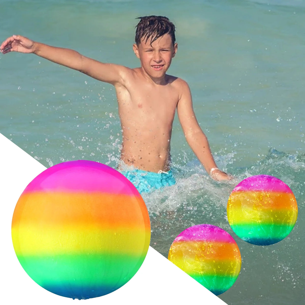 Rainbow Underwater Ball Toy P73397