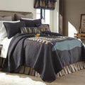 Machine Washable Lodge Quilt with Forest Pattern H5179