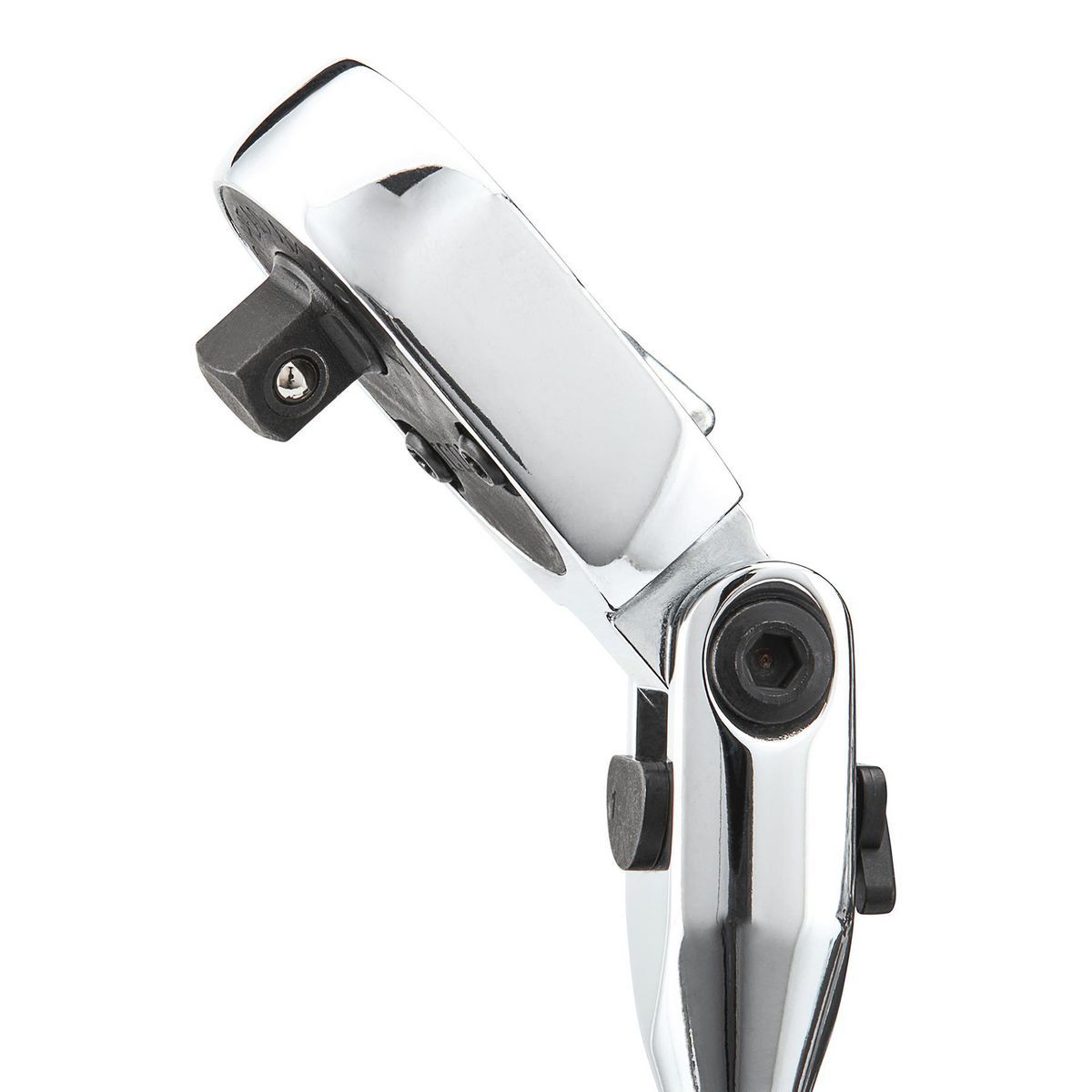 1/4 in. Drive 9 in. Long Locking Flex Ratchet with Comfort Grip J301419