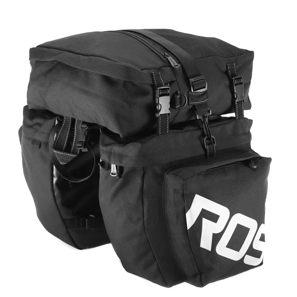 3 in 1 Multifunction Mountain Bike Bag Pannier Rear Seat Trunk Bag N148399