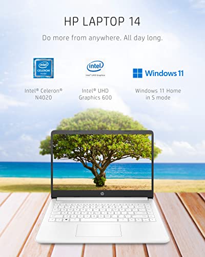 14-inch Laptop, Intel Celeron N4020, 4 GB RAM, 64 GB Storage, Windows 11 Home J6515