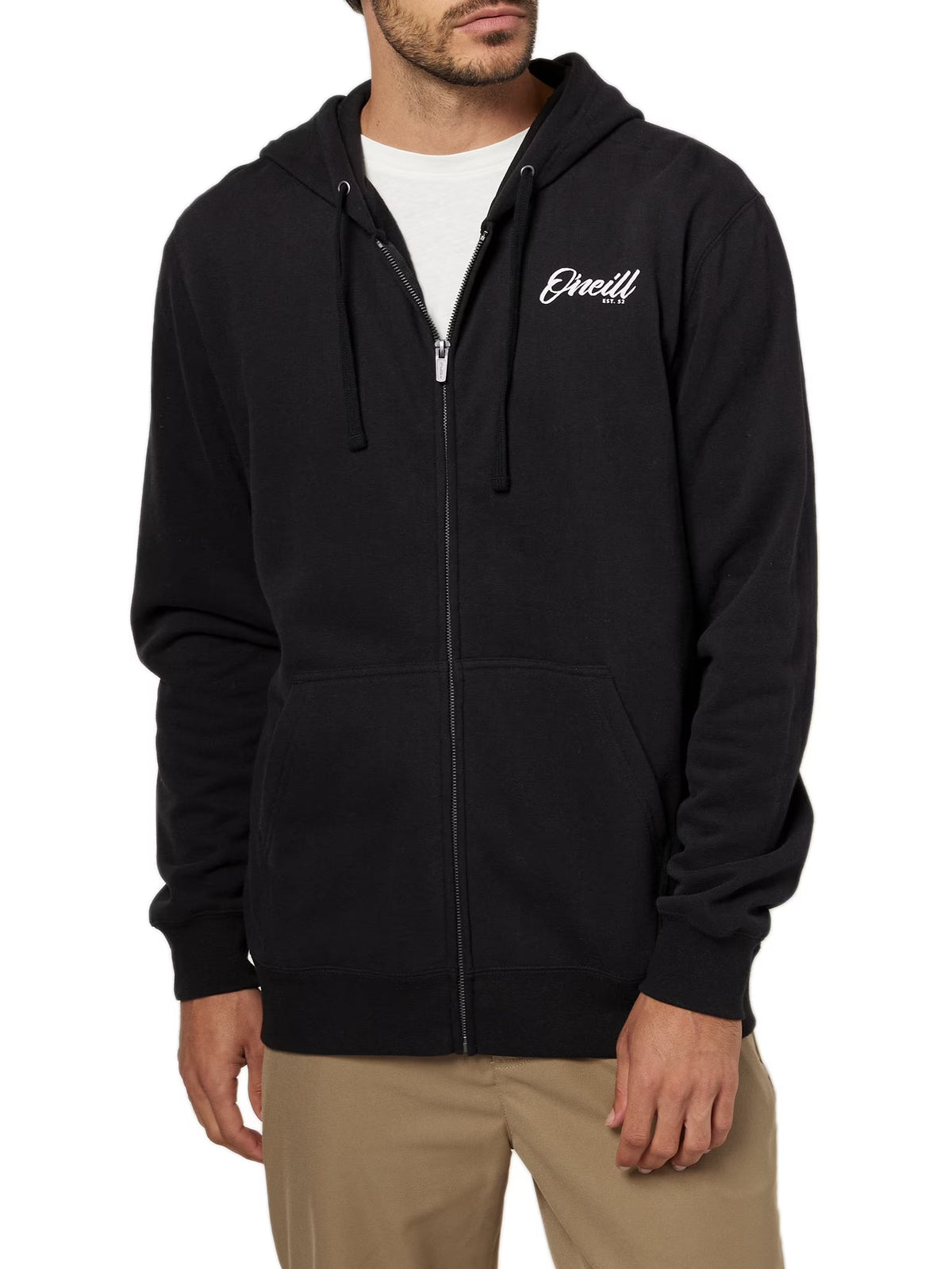 Black Bermuda Zip Hoodie K920318