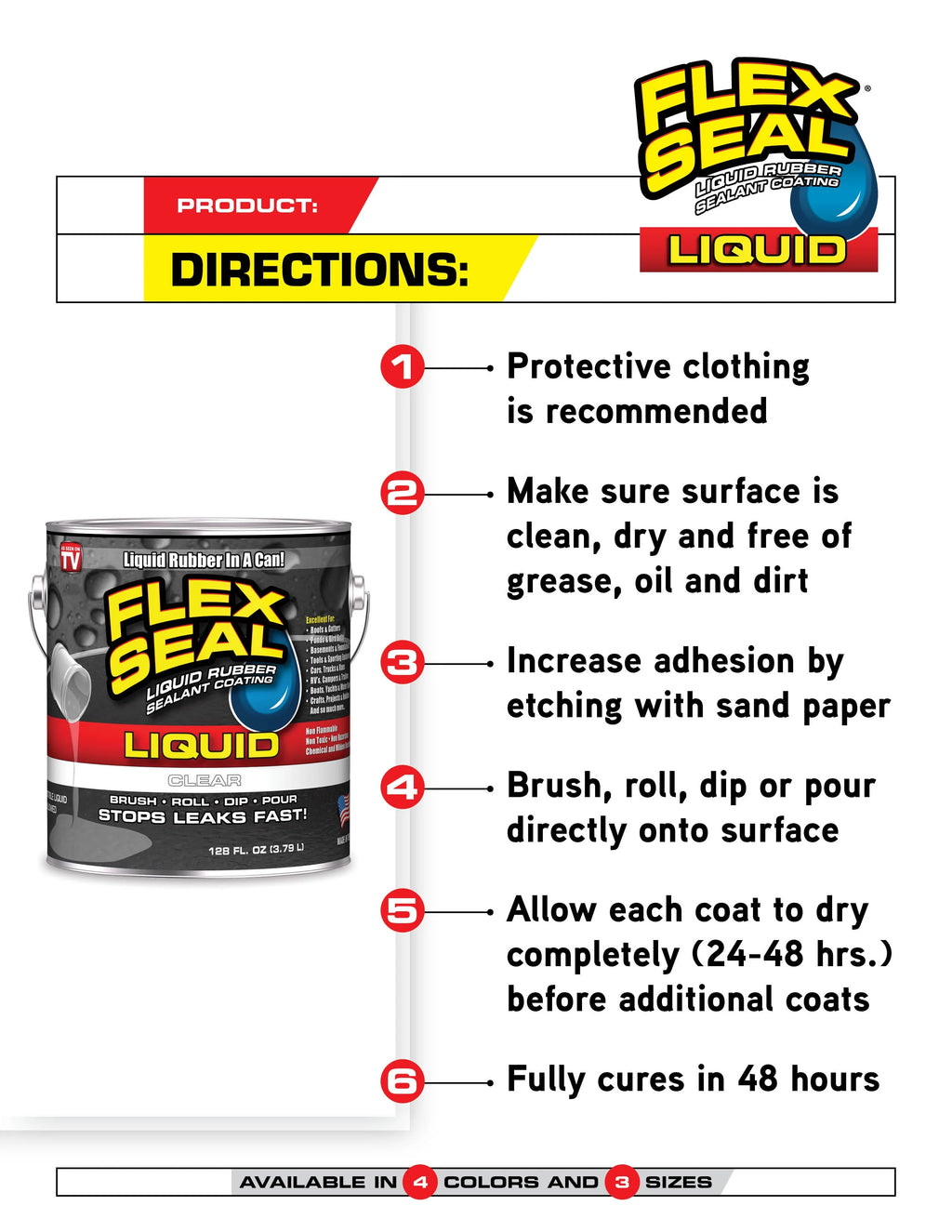 Clear Liquid Rubber Sealant Coating, 16 oz N906078