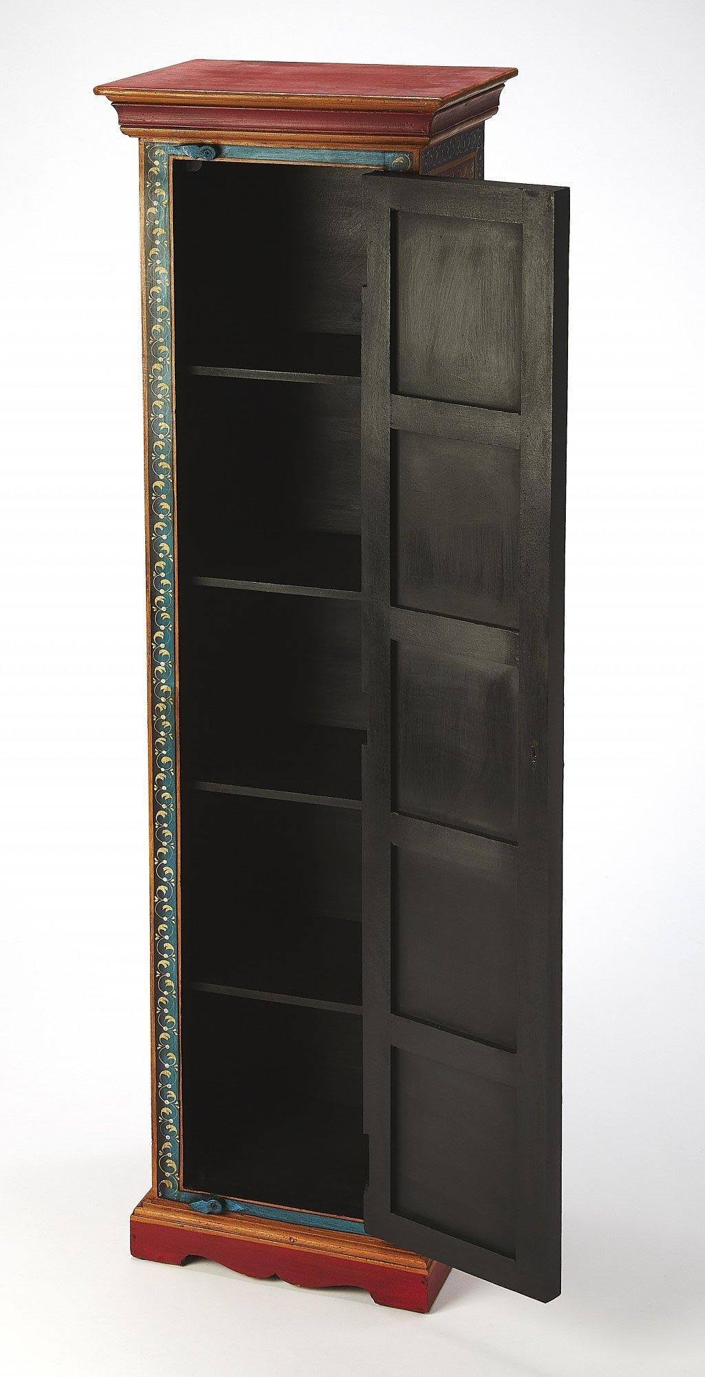 Tall Hand Painted Cabinet Z977