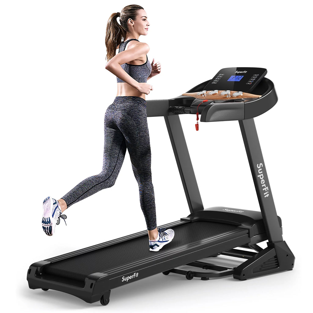 3.75HP Electric Folding Treadmill with Auto Incline K624091