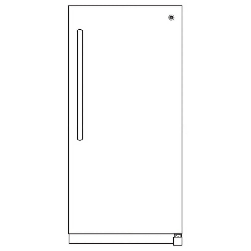 White Upright Freezer U264