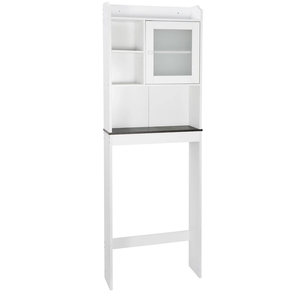 White Over-The-Toilet Bathroom Storage Cabinet L5813