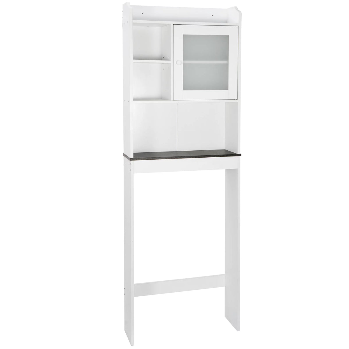 White Over-The-Toilet Bathroom Storage Cabinet L5813