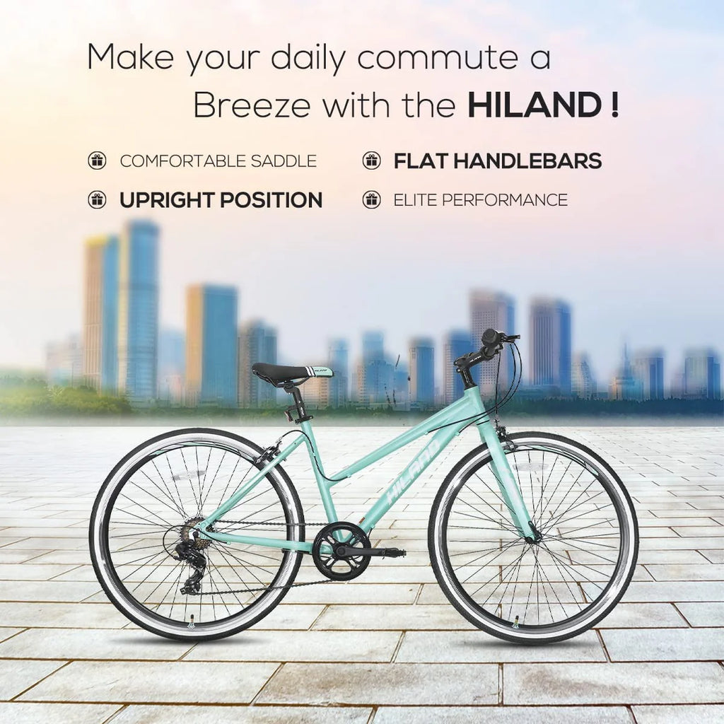 7 Speed Hybrid Bike with 700C Wheels F6002