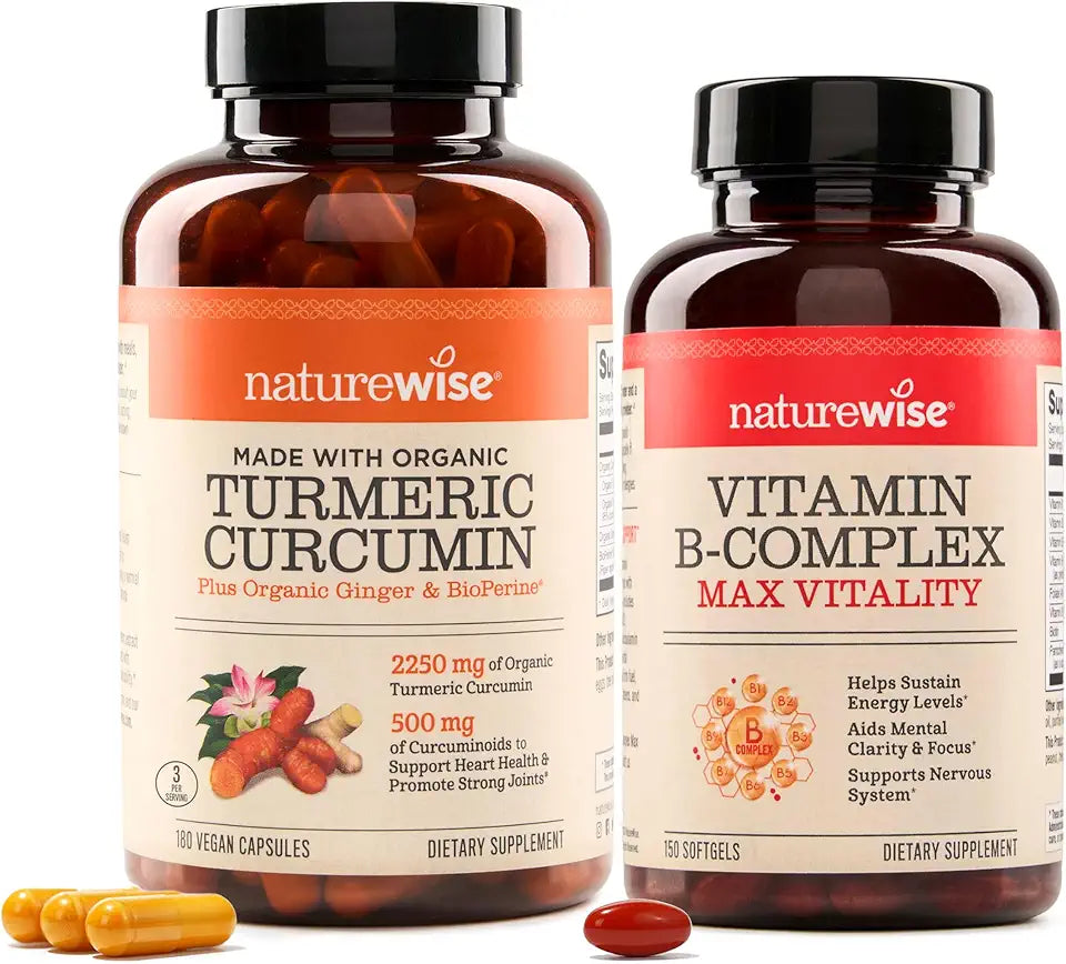 2250mg Curcumin Turmeric & Vitamin B Complex Softgels O447549